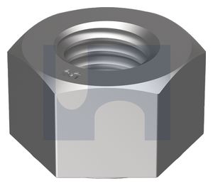 HOBSON UN8 HEAVY HEX NUT XYLAN BLUE GRADE 2H UN8 1-1/4'' 